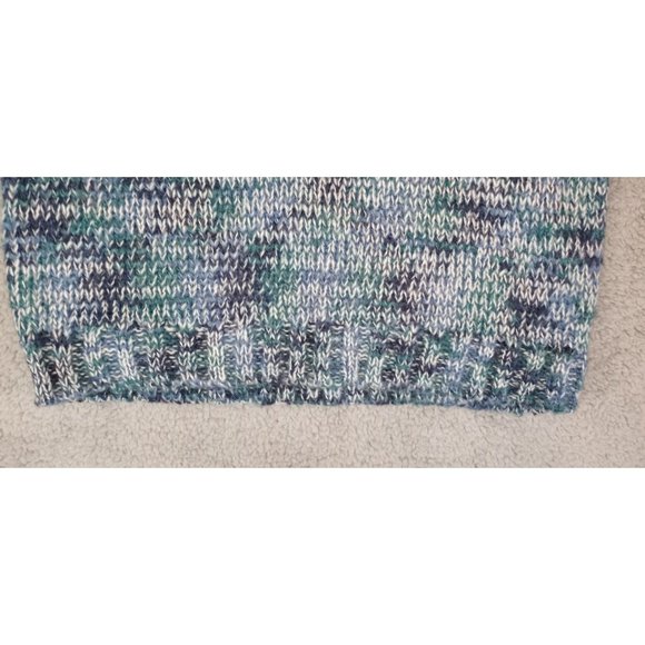 a.n.a A New Approach Womens XS  Mock Neck Sweater Blue Spacedye - Picture 6 of 16